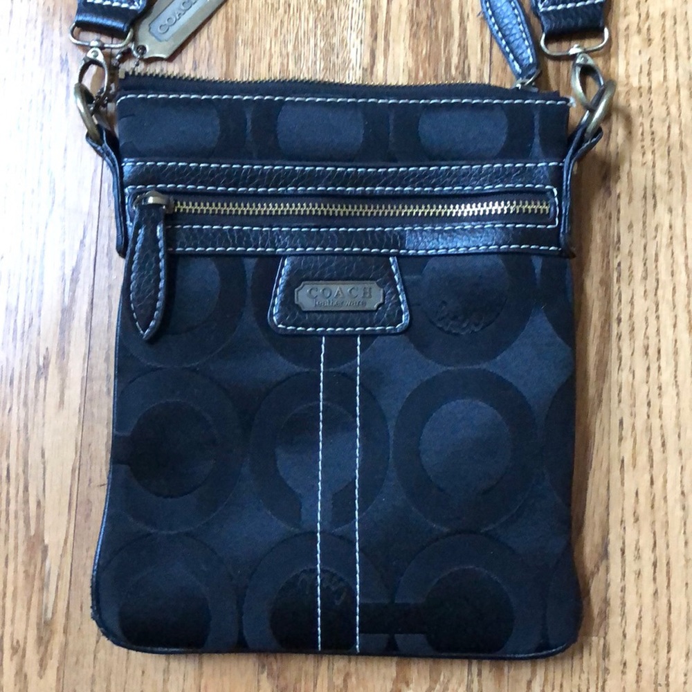 Coach Crossbody Messenger Bag Black